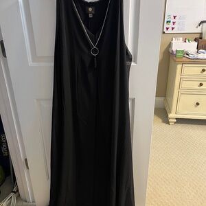 JM Collection Black Long/Midi Length - Size XL